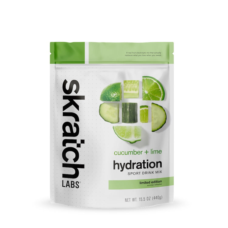 Hydration Sport Drink Mix, Resealable Bag - 20 serving, Cucumber + Lime